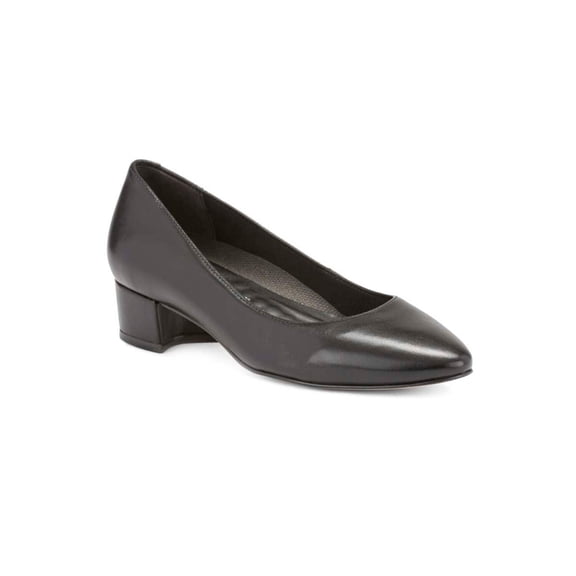 Walking Cradles Heidi Women Dress Pump In Black Leather