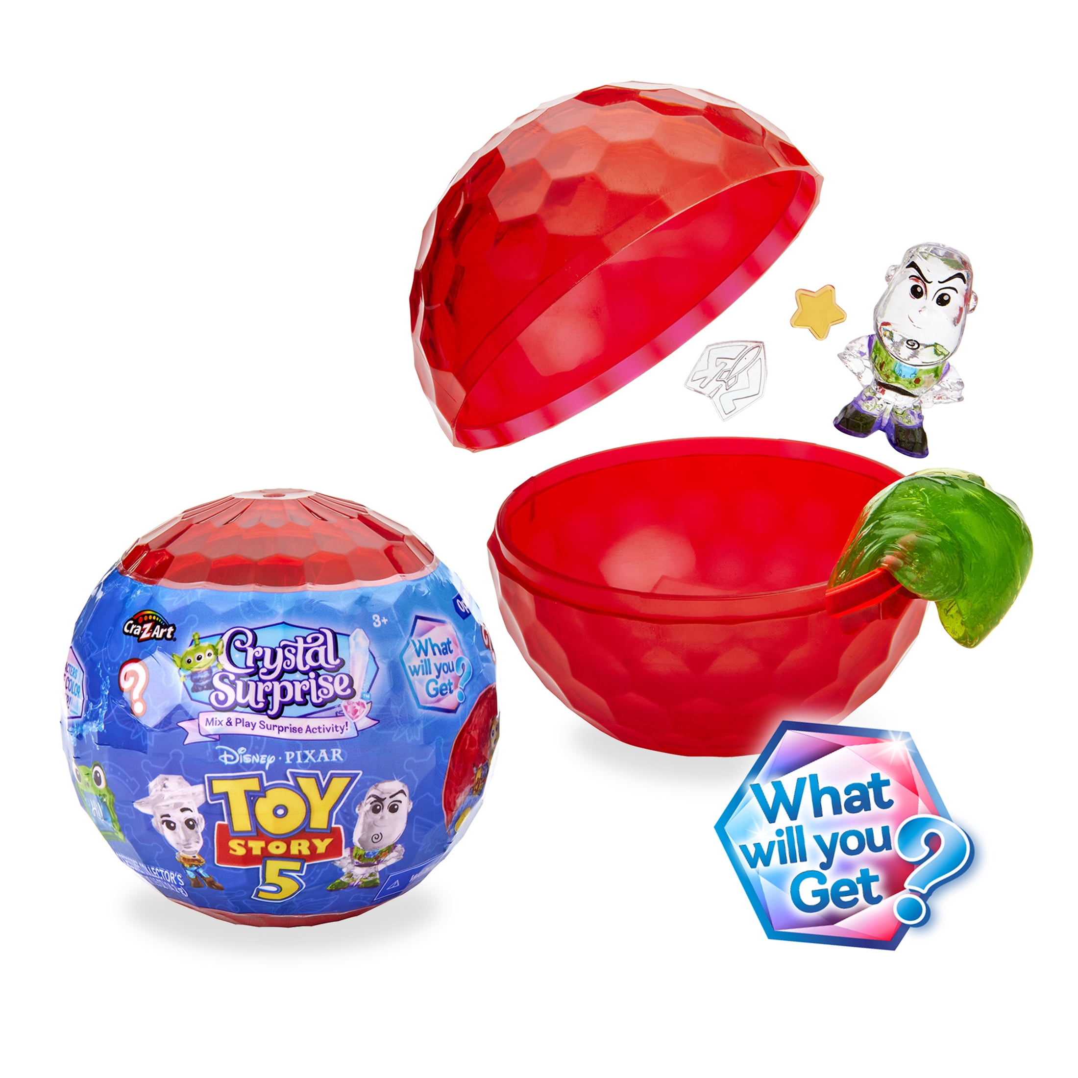Cra-Z-Art Toy Story 5 Crystal Surprise Mystery Ball, Ages 3+