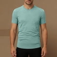 thumbnail image 2 of CHGBMOK Mens Crew Neck Solid Workout T-Shirts Short Sleeve Gym Running Tee Moisture Wicking Casual T shirts, 2 of 9