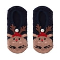thumbnail image 1 of Calcetines navideños Gibobby gruesos antideslizantes para mujer Azul Unitalla, 1 of 4