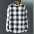 thumbnail image 2 of Plaid Dress Shirts for Men Regular Fit Long Sleeve Button Up Shirts Casual Collared Neck Work Tops with Chest Pocket, 2 of 5