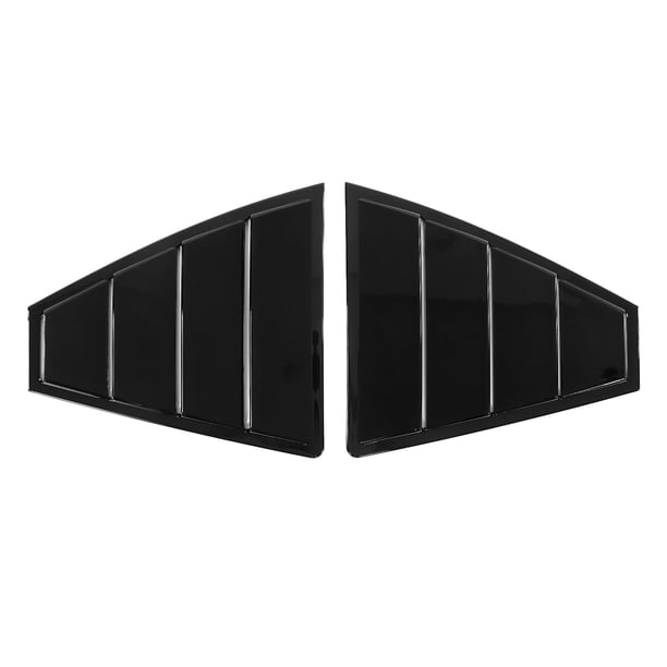 Rejilla de ventilación para ventana trasera, 2 piezas, rejilla de ventilación para ventana lateral de coche, rendimiento sólido