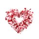 thumbnail image 2 of Valentine's Day Flower Wreath Window Decoration Wall Pendant, 2 of 6