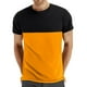 thumbnail image 1 of Casual Summer Tops Color Bloqueado Cuello Redondo Manga Corta Top, Camiseta Deportiva Elástica de Poliéster para Hombres, Uso Diario Y Actividades Al Aire Libre, 1 of 7