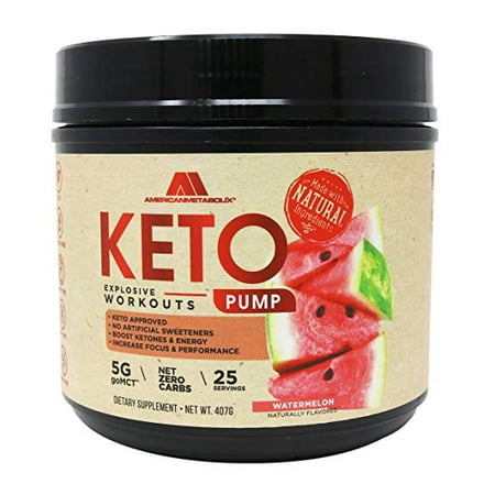 American Metabolix Keto Pump Pre Workout 25 Servings -