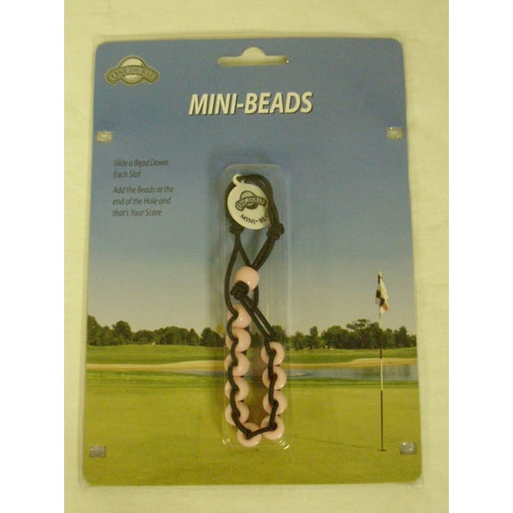 On Course Mini Beads Slotted Shot Counter (Pink) Score Keeper Golf NEW