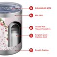thumbnail image 4 of 12oz Tumblers Pioneer Flower Vacuum Insulated Stainless Steel Travel Tumbler Cups Mug with Lid and Straw for Beer,Coffee,Beverages with Cleaning Brush for Cold & Hot Drinks, 4 of 5