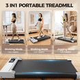 thumbnail image 6 of Walking Pad-Under Desk Treadmill for Home&Office,Patbrela Portable Walking Treadmill 2.5HP,3 in 1 Walking Pad for Walking Jogging Machine with 300 lbs Weight Capacity Remote Control LED Display, 6 of 9