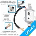 thumbnail image 2 of E11015 Electric Fuel Pump A029F887 149-2620 for Onan 5500 5.5KW Gas Generator Marquis Gold Rialta RV 5500 EVAP Motor Set Replace A047N929 A064S965 GMB 596-1160 Herko RV008, 2 of 5