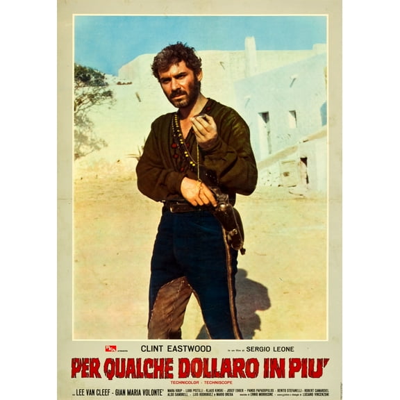 For A Few Dollars More (Aka Per Qualche Dollaro In Piu) Gian Maria Volonte On Italian Poster Art 1965. Movie Poster Masterprint (24 x 36)