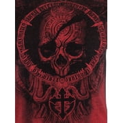 Xtreme Couture by Affliction Mens T-Shirt SHADOW WALKER Red