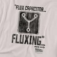 thumbnail image 2 of Back to The Future Fluxing Unisex Adult T Shirt (2X-Large) Silver, 2 of 6