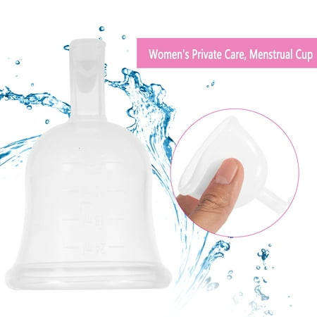 WALFRONT Silicone Menstrual Cup Innovative Reusable Feminine Period Hygiene Cup