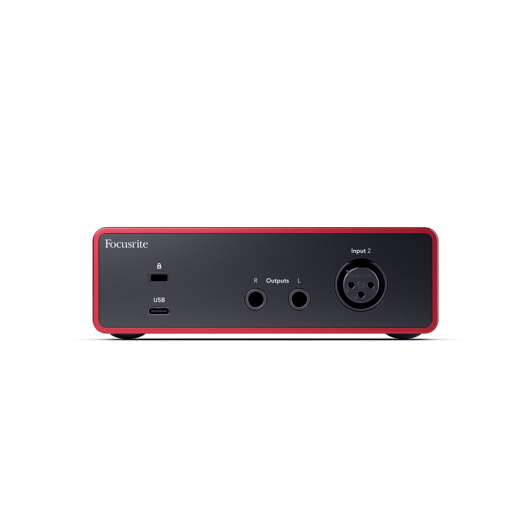 Focusrite Scarlett Solo (4th Gen) USB-C Audio Interface Bundle with XLR Cable