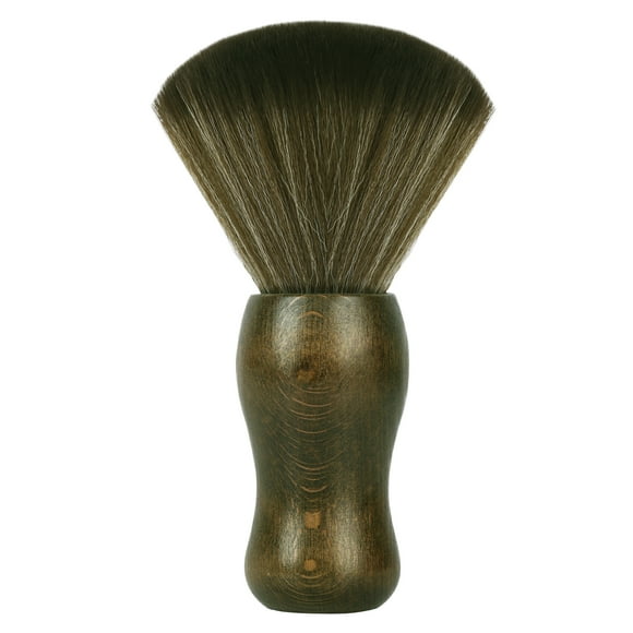 KUDOUSHI Largr Hair Cutting Neck Duster Brush Professional Barber Natural Fiber Wooden Handle Cutting Kits Salon Hair Removal Brush Broken Hairbrush