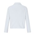 thumbnail image 4 of KIHOUT Jackets for Women Deals Women's Spring And Autumn Solid Color Long Sleeve Button Lapel Thin Suit Small Jacket, 4 of 6