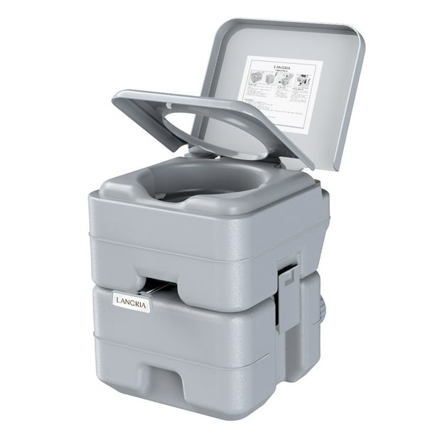 LANGRIA 5.3 gal Portable Toilet