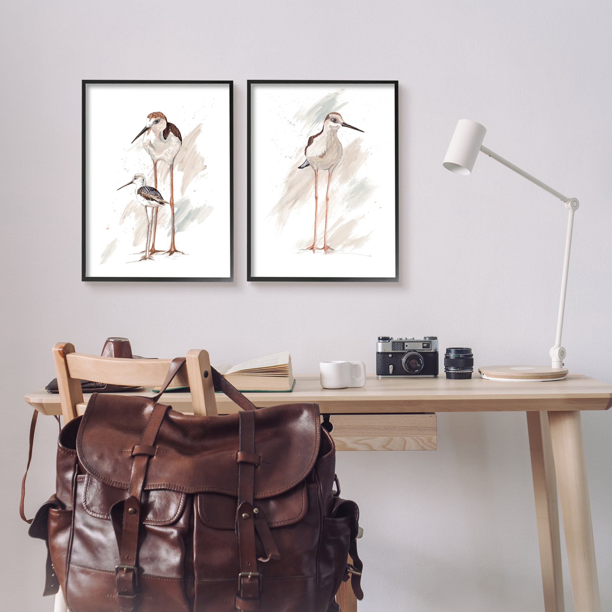 Stupell Industries Sandpiper Bird Family Sunny Beach Coastal Bird ,16 x 20, Design by Patricia Pinto