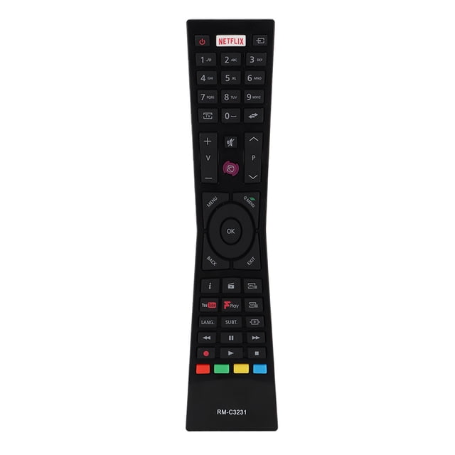 Control remoto de Repuesto ANGGREK Para TV de Oficina en casa con Botones Grandes