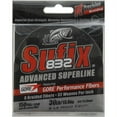 Sufix Tresse 8 Brins 832 Advanced Superline - Carrete De 120 Metros, Color Verde Lo-Vis, Diámetro 0.18 Mm, Resistencia 12 Kg | Hilo De Pesca Multifilamento