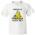 thumbnail image 3 of Inktastic Someone in Pensacola Loves Me Beach Vacation Youth T-Shirt, 3 of 5