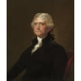 thumbnail image 2 of George Peter Alexander Healy 20x23 Gold Ornate Framed and Double Matted Museum Art Print Titled - Thomas Jefferson (1848-1879), 2 of 4