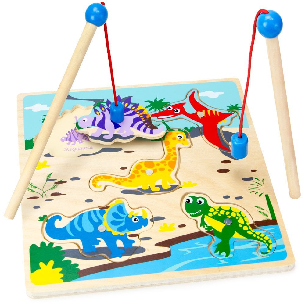 Fishing Wooden Wonders Lift Look Dino Catcher Fishing