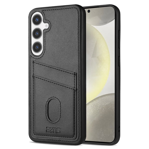Compatible with Samsung Galaxy S22 Plus Wallet Case with Credit Card Slot, PU Leather Slim Wallet Phone Case for Women Men Military Grade Drop Protection for Samsung Galaxy S22 Plus, Black