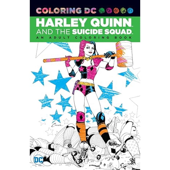 Pre-Owned Harley Quinn & the Suicide Squad: An Adult Coloring Book (Paperback) by Various