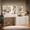67“L White, variant on UGTOO 51" White Makeup Vanity Desk with Lights and Mirror, Modern Dressing Table with Charging Station, Bedroom Beauty Station with 6 Drawers, Acrylic Cabinets & 3-Color Lighting
