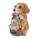 thumbnail image 1 of Perro Cachorro Con Energía Solar, Regalo De Navidad Luz Para Mascotas Con Energía Solar Impermeable Con Canasta De Flores Para Césped Al Aire Libre, 1 of 7
