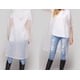 thumbnail image 2 of Chubasquero transparente de Eva para mujer, ponchos impermeables para la lluvia, ropa impermeable larga, impermeable ligero con capucha, para viajes, pesca, senderismo, uso diario, tamaño gr, 2 of 5