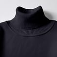 thumbnail image 4 of HaoXianJian Mens Mock Turtleneck Long Sleeve T-Shirts Solid Color Basic Slim Fitted Pullover Tees Casual Soft Comfort Big & Tall Shirts Casual T Shirts Lightweight Sweaters Size 2X 3X, 4 of 6