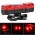 thumbnail image 4 of Feu Arrière Rechargeable USB pour Vélo Rouge, Feu Arrière ABS pour Vélo, pour Conduite de Nuit Jogging, 4 of 8