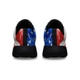 thumbnail image 4 of Memorial Day Happy 4th Of JulyHome Of The Free American flag Shoes Sneakers Black Size 10, 4 of 7