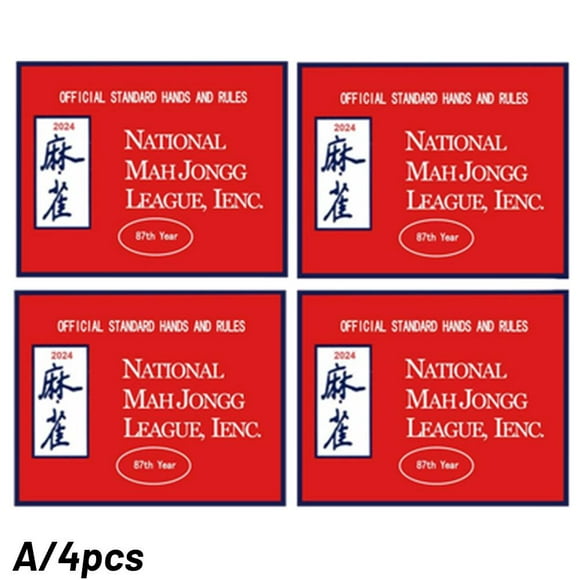 Mah Jongg League New Mahjong Score Card Rules Card Mahjong