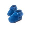 thumbnail image 3 of Kids Baby Shoes PU Suede Leather Newborn Boys Girls Soft Shoes Fringe Soft Soled Non-slip Footwear Crib First Walkers, 3 of 4