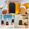 String Baskets Craft DECORNIJIA Reusable Wooden Chalkboard Signs, 32-Pack Hanging Tags with ...