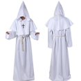 thumbnail image 2 of FUZHIQ Men & Women Tunic Hooded Robe Halloween Cos Robe Cloak Cape, 2 of 5
