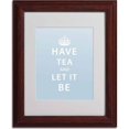 thumbnail image 2 of Trademark Fine Art "Have Tea" Canvas Art by Megan Romo, Wood Frame, 2 of 3