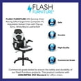 Flash Furniture X10 Gaming Chair Racing Office Ergonomic Computer PC
