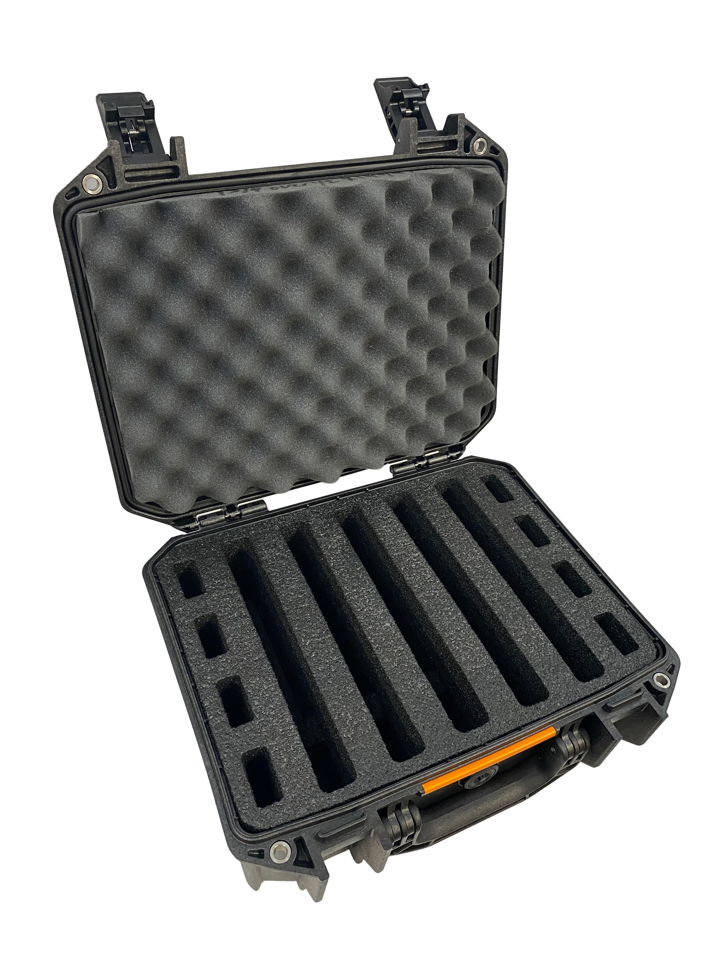 Pelican Vault Case V200 Range Case Foam Insert For 5 Handguns and