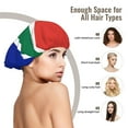thumbnail image 3 of South African Flag Sleep Cap Satin Bonnet Night Sleeping Soft Hair Turbans For Women, 3 of 8