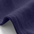 thumbnail image 6 of Qiyinn Men's Spring/Summer Solid Color Linen Button-Down Loose Stand Collar Short-Sleeve Shirt, 6 of 7