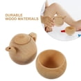 thumbnail image 5 of LOLIPPYY 21Pack Mini Tea Cup for Simulation House Toys Khaki Wood Realistic Decorative Model, 5 of 5