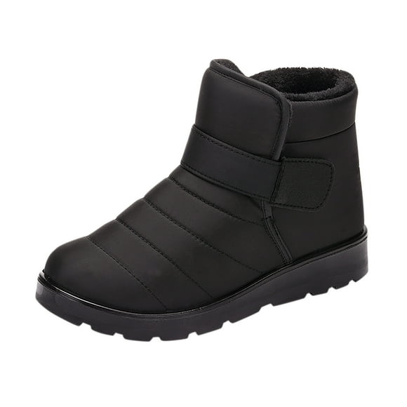 XZNGL Winter Boots Women Waterproof Snow Shoes Flat Casual Ankle Boots Plus Size Shoes