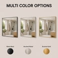 thumbnail image 6 of Wall-Mounted Mirror Aluminum Alloy Frame Bathroom Wall Mirror for Vanity Living Room, Bedroom Entryway Room Home Decor 30" x 30", 6 of 12