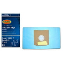 EnviroCare Replacement Micro Filtration Vacuum Cleaner Dust Bags for Riccar 1500 and Simplicty Type H Canisters 6 Bags