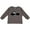 Charcoal Grey, variant on Inktastic Valentines Day Heart Choo Choo Train Boys Long Sleeve Toddler T-Shirt