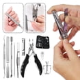 thumbnail image 3 of Toenail Care Tool Kit, 9-Piece Professional Set for Thick & Ingrown Toenails, Nail Clippers for Men & Seniors, 3 of 7